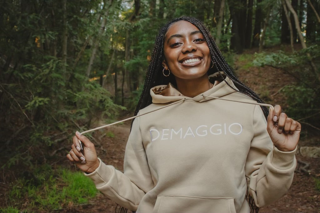 Demaggio Satin Hoodie - Tan